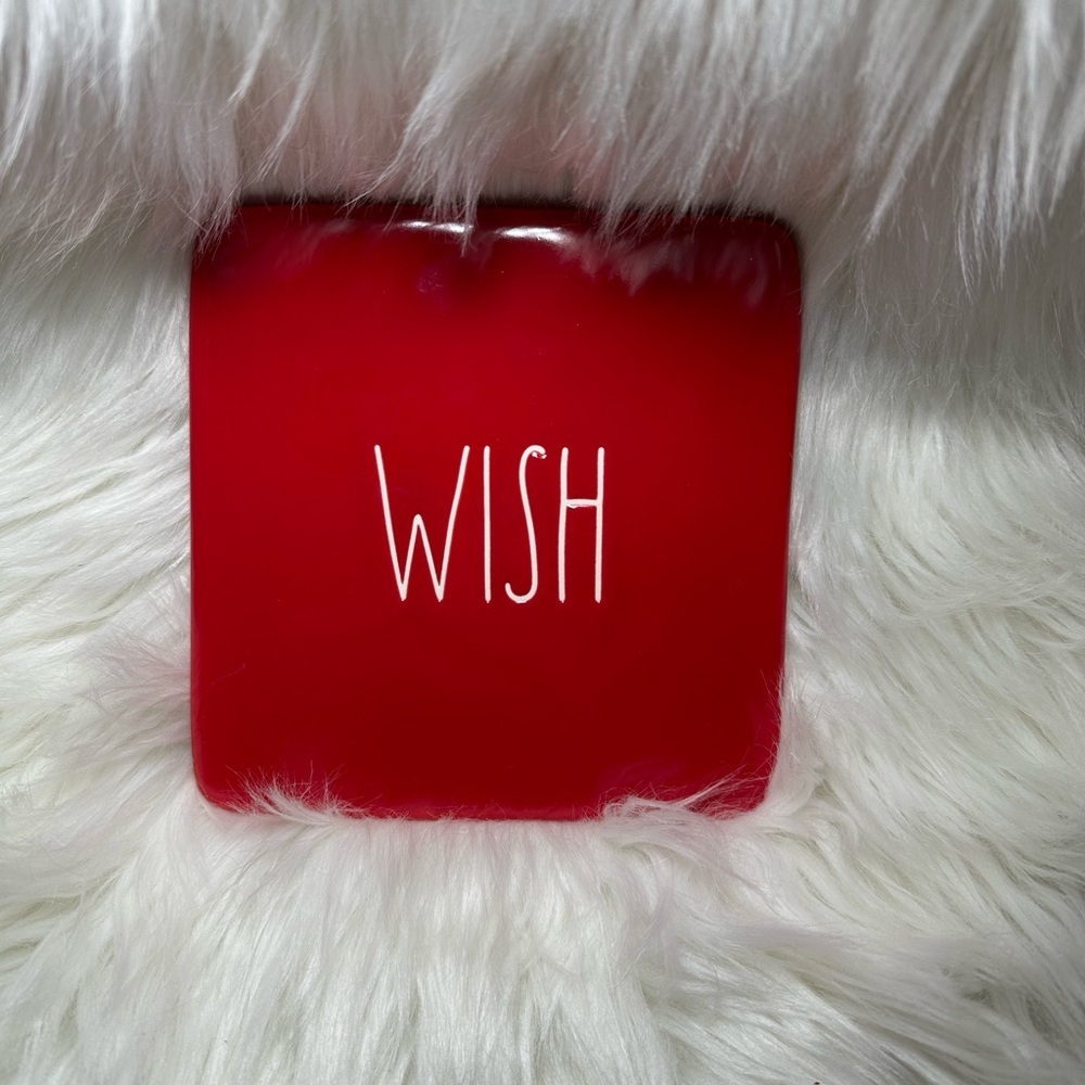 Rae Dunn Red Wish Trivet